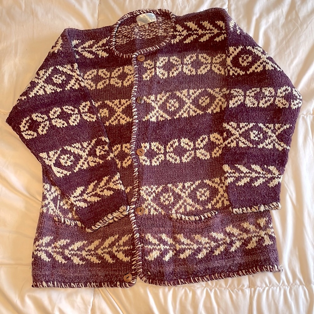 Hand knitted Bolivia sweater